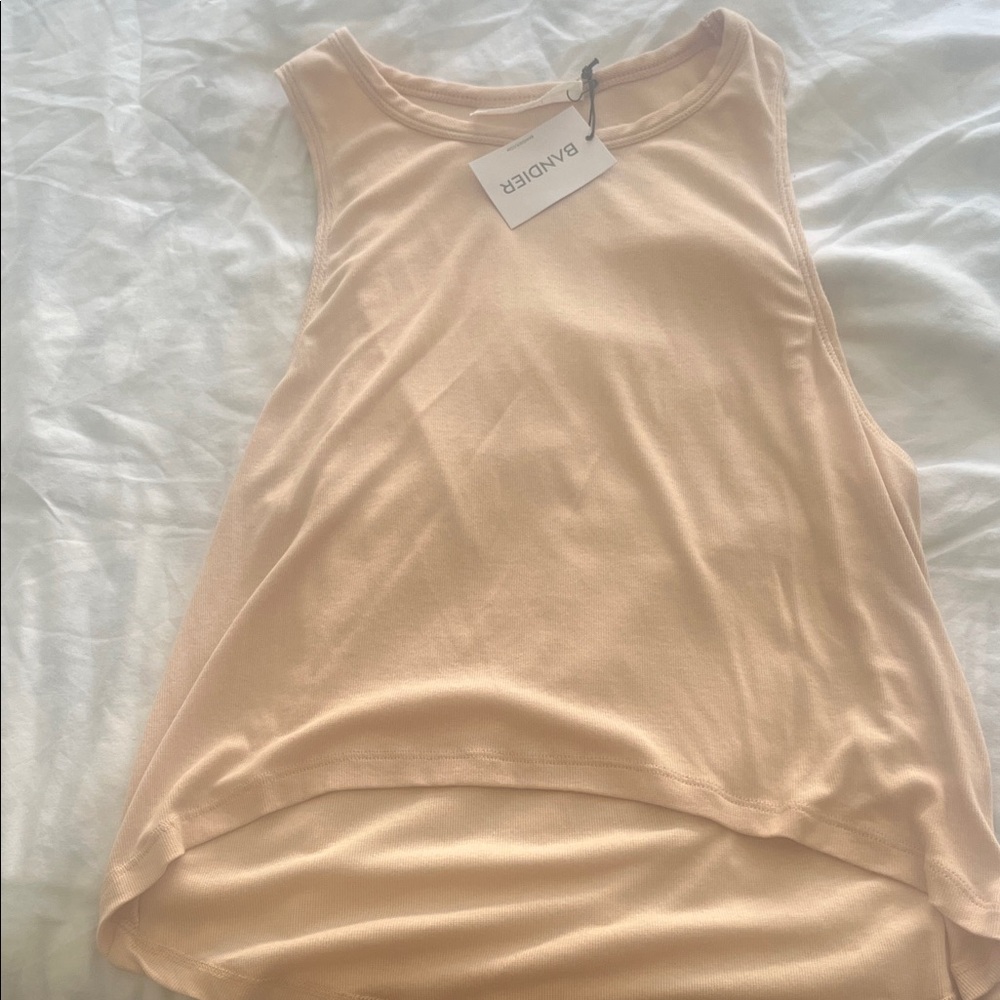 CALE Women's Cream Tank Top